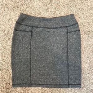 Athleta Gray Mini Pencil Skirt for Work